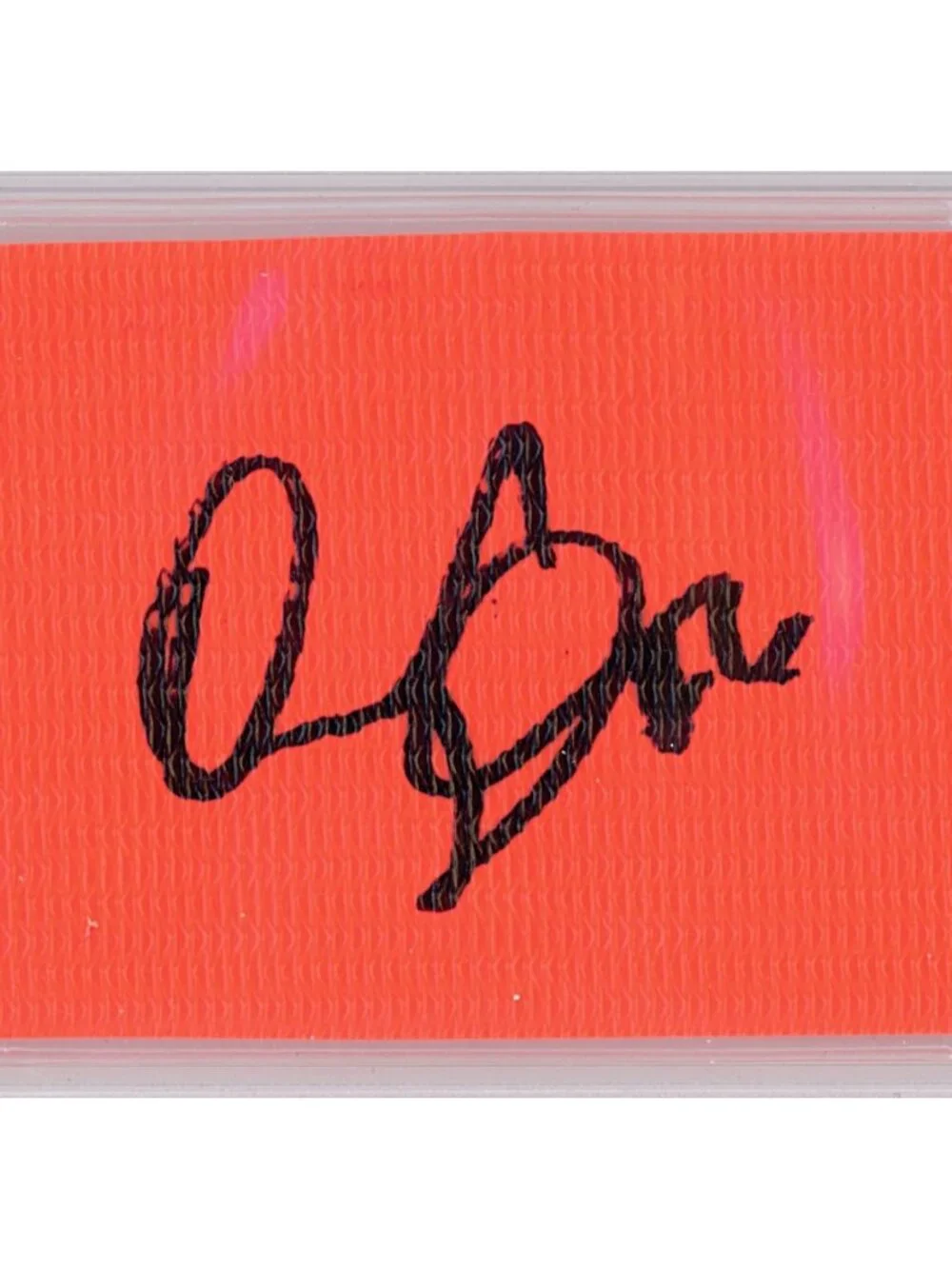 Quandre Diggs Signed Football Pylon Piece Seahawks Lions Beckett Slab Autograph